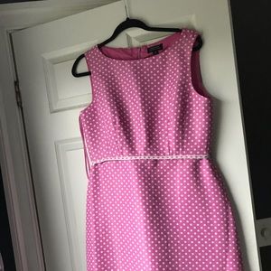Pink polka dot dress 10